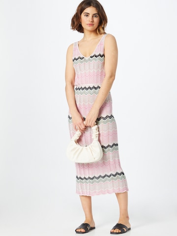 ONLY Knitted dress 'ANICA' in Pink