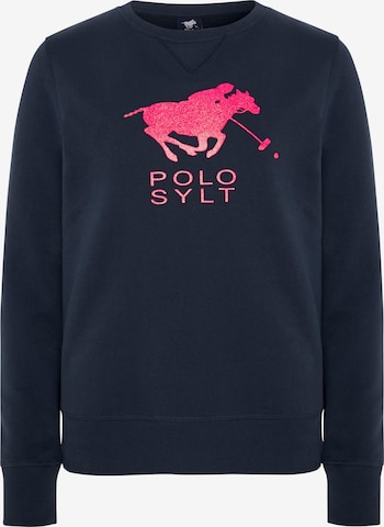 Polo Sylt Sweatshirt in Blue: front