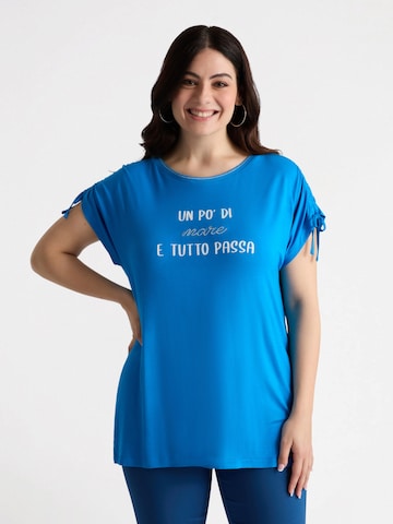 Fiorella Rubino - Camiseta en azul