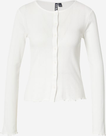 PIECES Neuletakki värissä valkoinen: etupuoli