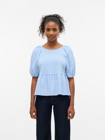 VERO MODA Bluse 'VMVICHY' i blå: forside