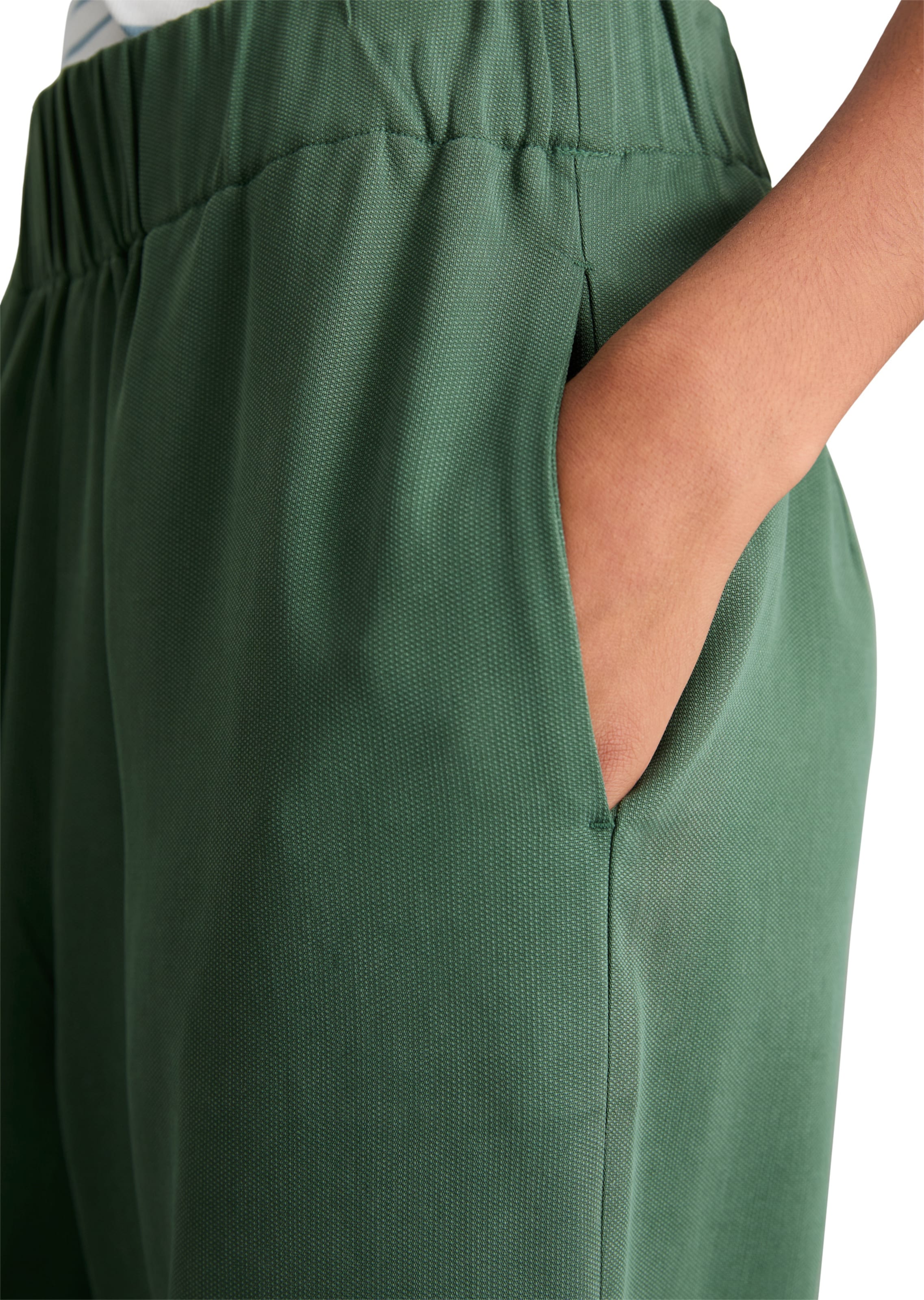 Marc O'Polo DENIM Wide leg Pants in Green