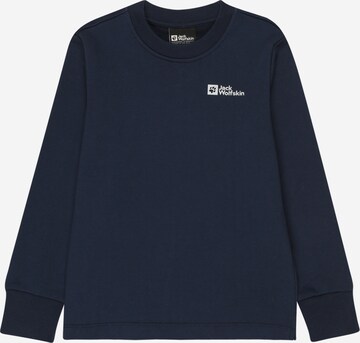 JACK WOLFSKIN Sweatshirt in Blue: front