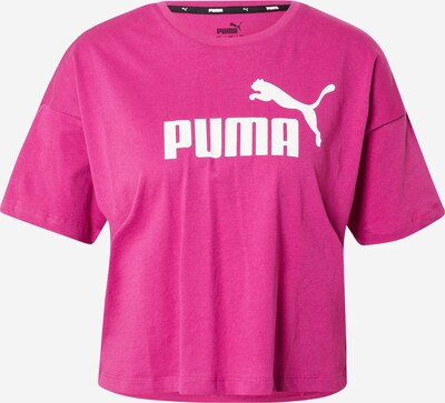 PUMA Funkcionalna majica | fuksija / bela barva, Prikaz izdelka