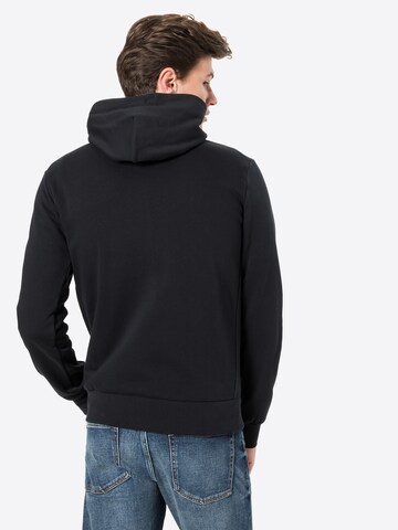 Superdry - Sudadera con cremallera deportiva en negro