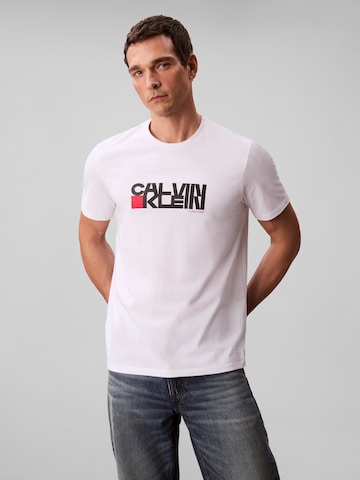 Calvin Klein Jeans Shirt in White: front
