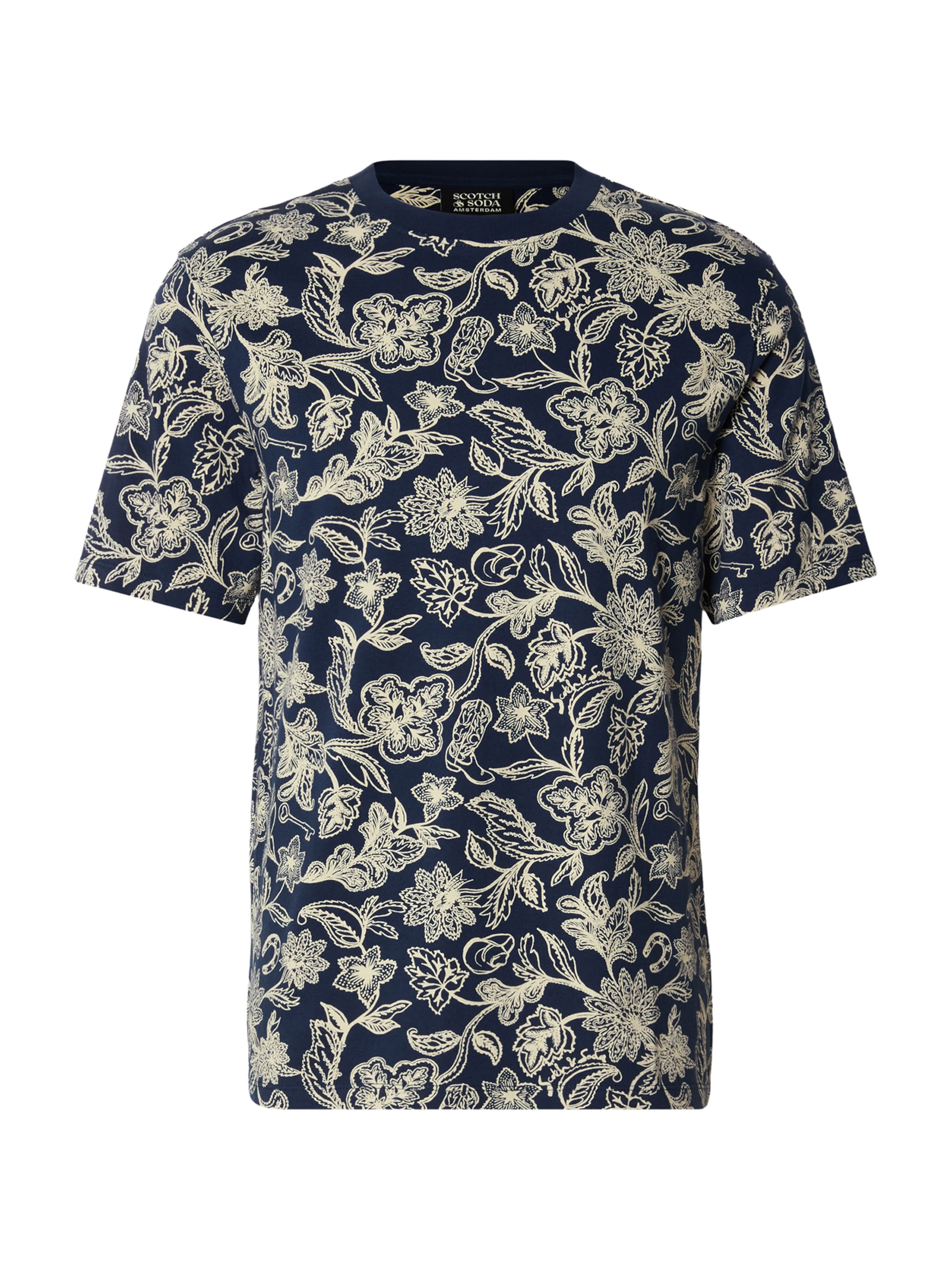 SCOTCH & SODA Póló - kék: elől