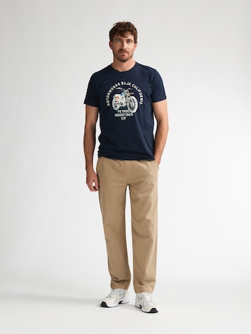T-Shirt Petrol Industries en bleu