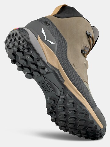 SALEWA Boots 'Puez Leather Mid PTX' in Braun