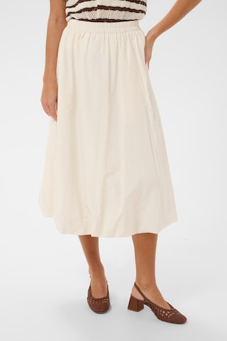 Jupe 'SZRobin' SAINT TROPEZ en beige : devant