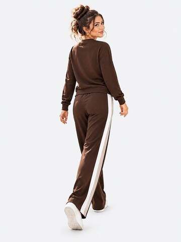 Lady Bersan Leisure suit 'Zweiteiliges Set' in Brown