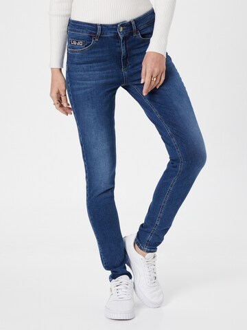 Liu Jo Slimfit Jeans 'DIVINE' in Blauw: voorkant