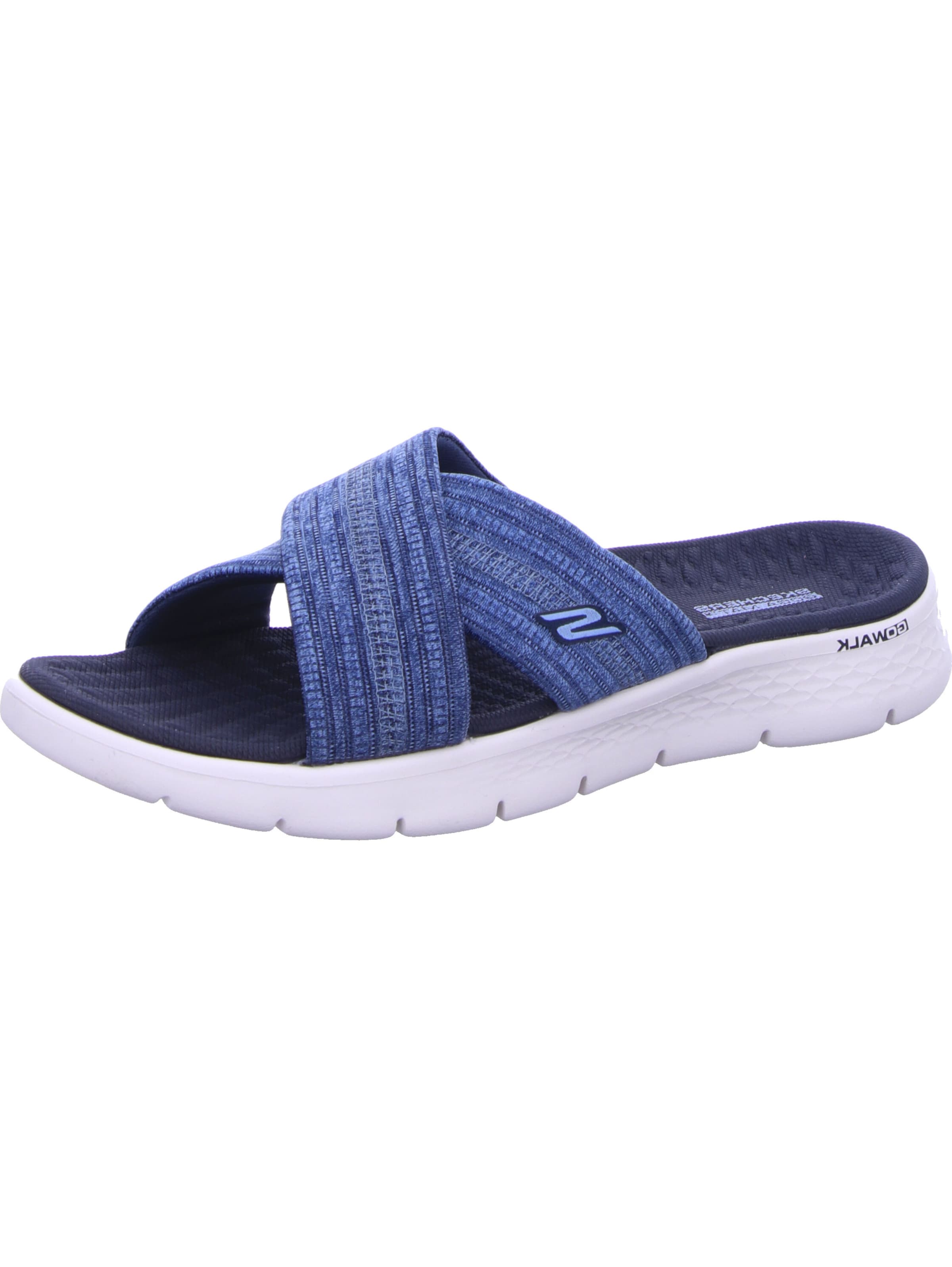 SKECHERS Mules 'Go Walk Flex' in Blue: front