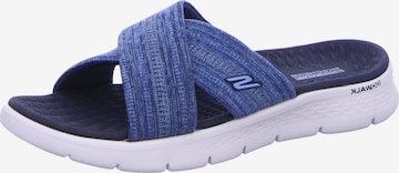 SKECHERS Mules 'Go Walk Flex' in Blue: front