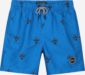 Shorts de bain Shiwi en bleu : devant