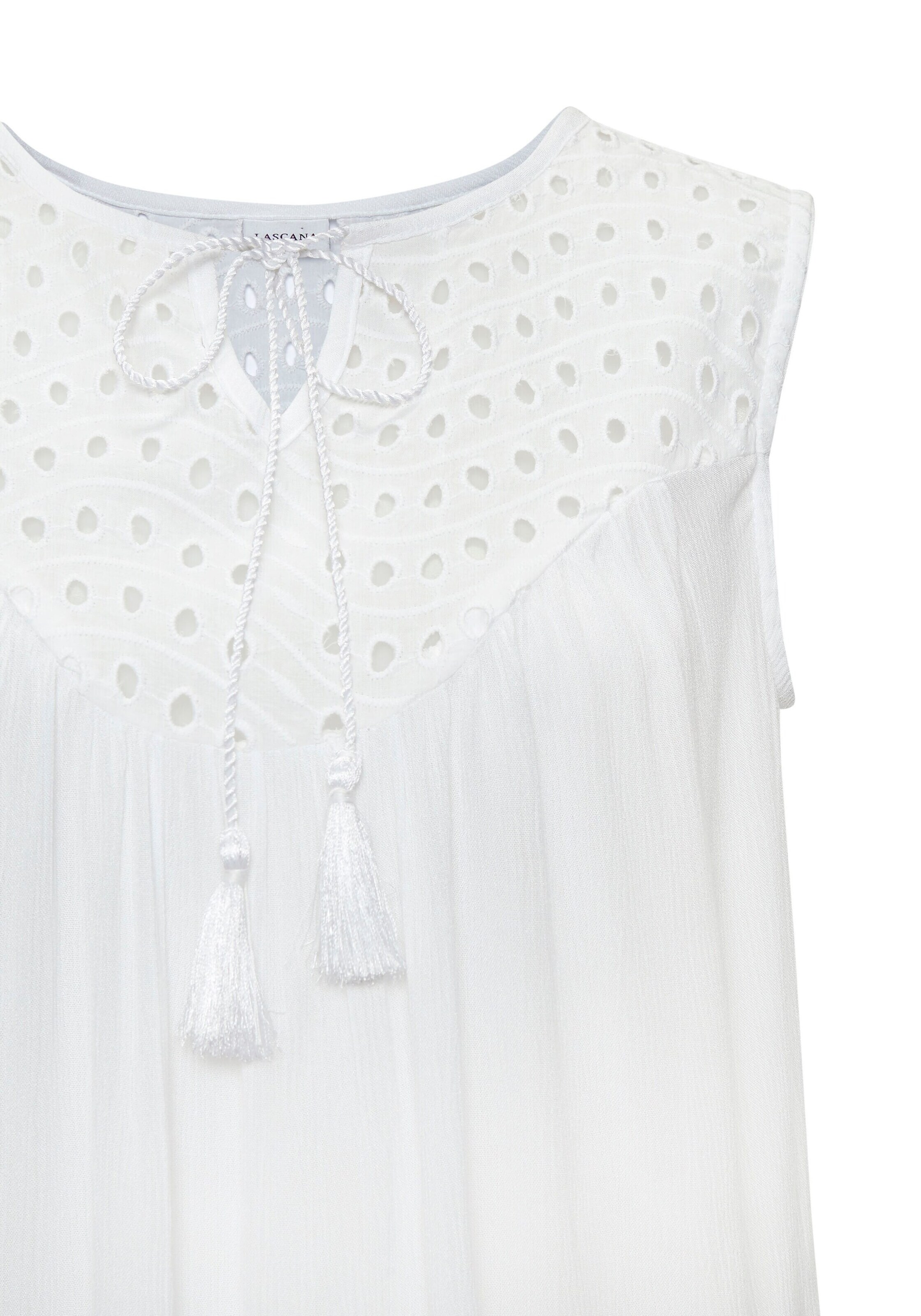 LASCANA Bluse in Weiß