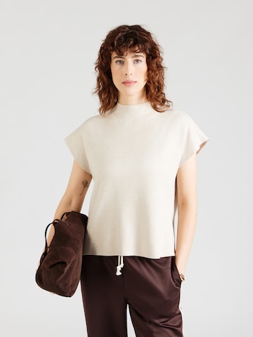 Pull-over 'Thamira' MSCH COPENHAGEN en beige : devant