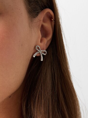 Bershka Earrings in Silver