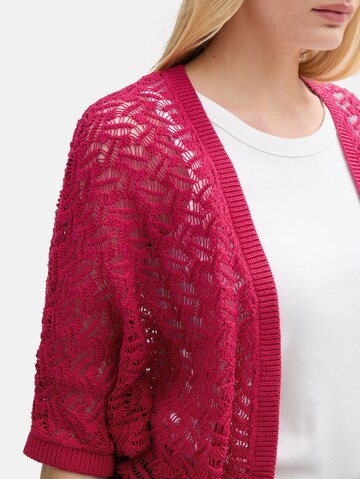 TOM TAILOR Strickjacke in Rot