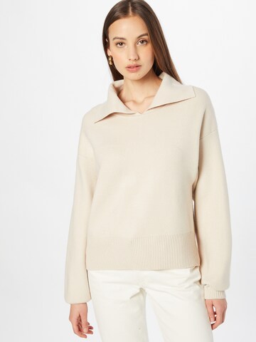 Gina Tricot Sweater 'Hedda' in Beige: front