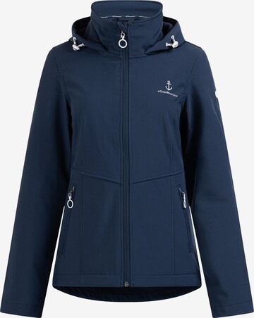 DreiMaster Maritim Between-season jacket in Blue: front