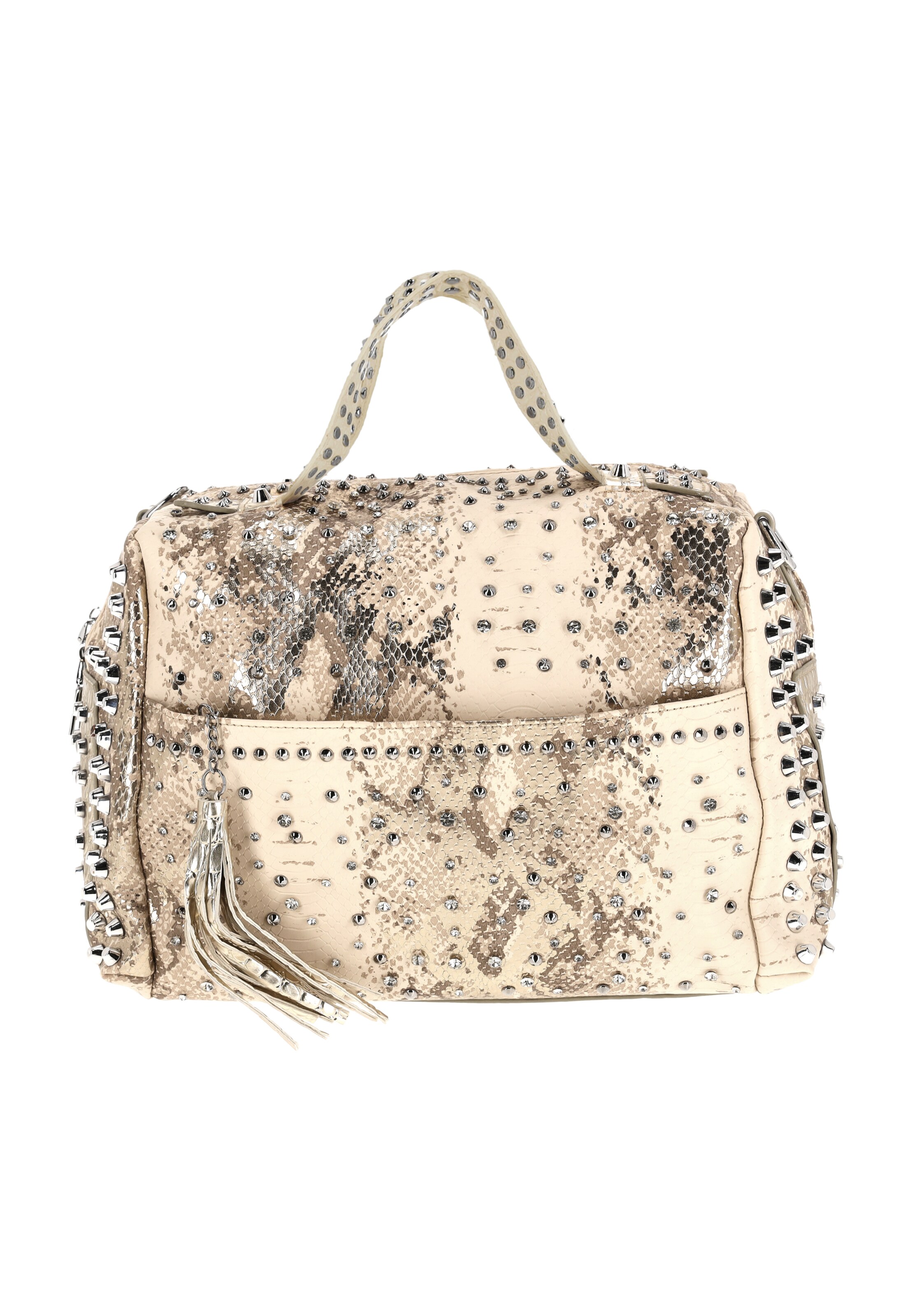 faina Handtasche in Beige: Vorderseite