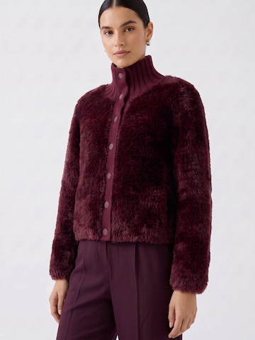 OUI Knit Cardigan in Red: front