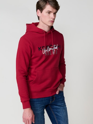 KOROSHI - Sweatshirt em vermelho