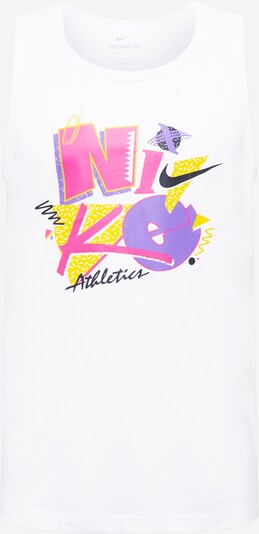 NIKE Sporttop in gelb / helllila / pink / schwarz / weiß, Produktansicht
