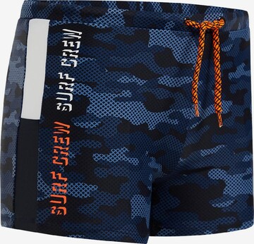 WE Fashion Zwemshorts in Blauw