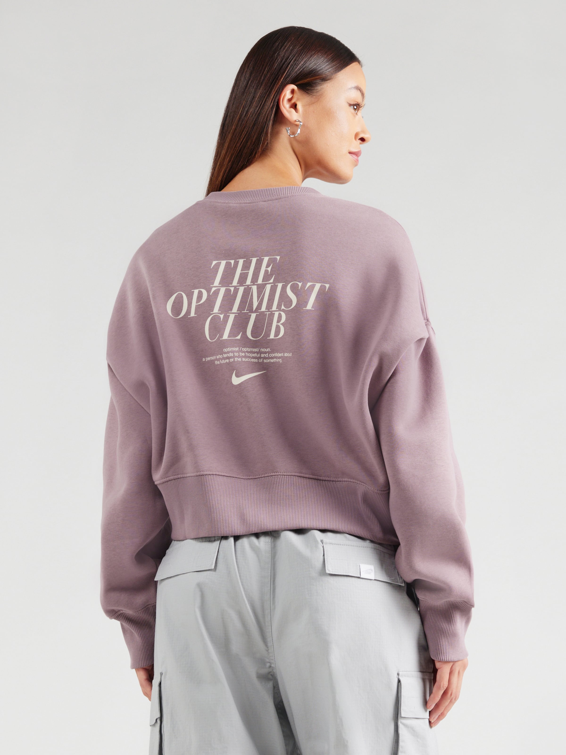taupe nike sweatshirt
