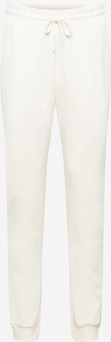 NU-IN Tapered Trousers in White: front