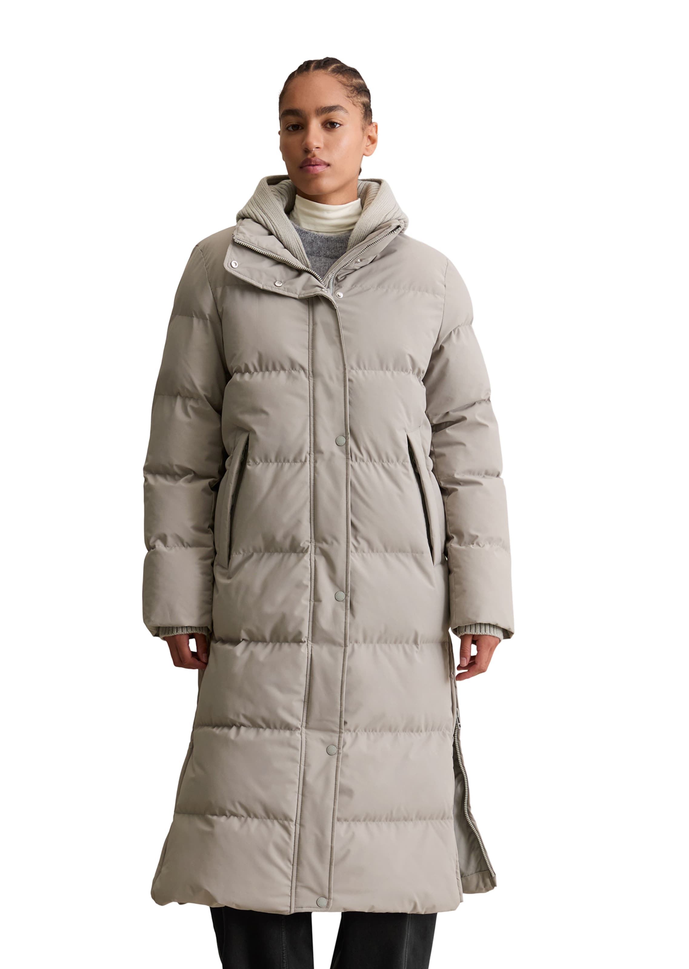 Marc O'Polo DENIM Tussenmantel in Grijs: voorkant