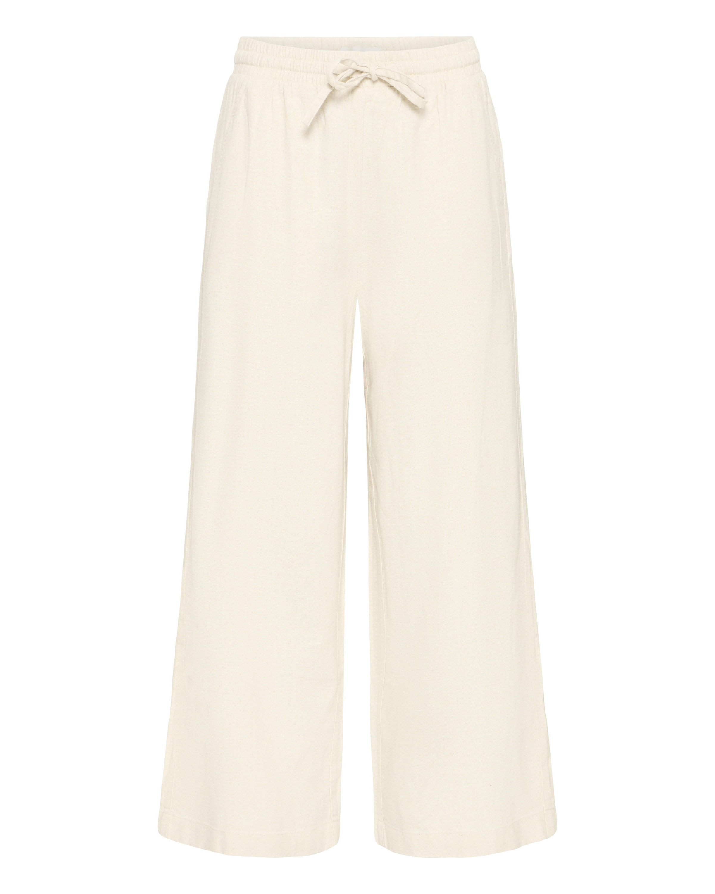 ICHI Loosefit Hose in Beige: Vorderseite