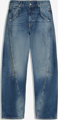 Barrel Jeans di Bershka in blu: frontale