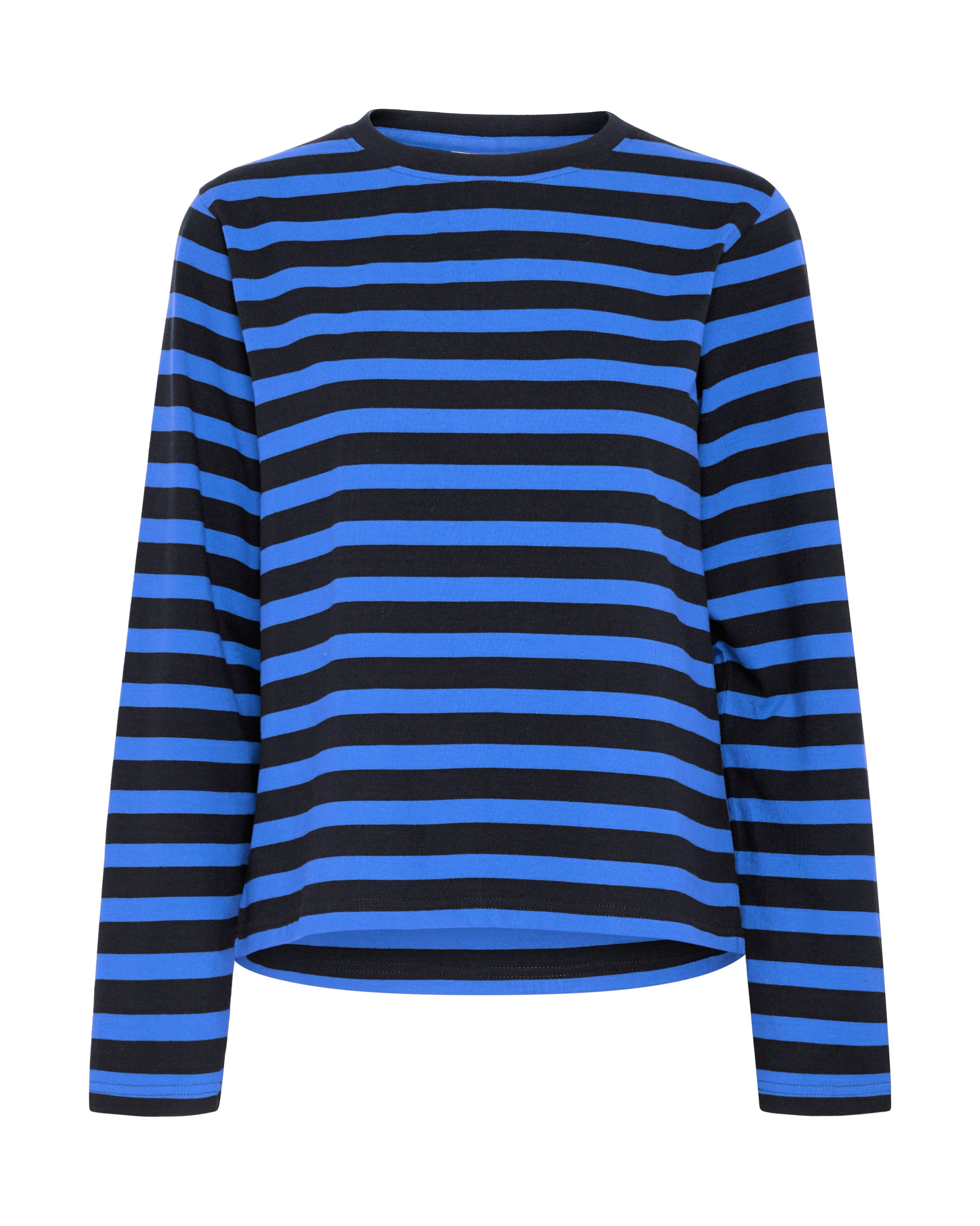 Pulz T-shirt 'PZSahana' en XL en bleu marine / bleu cobalt, Vue avec produit