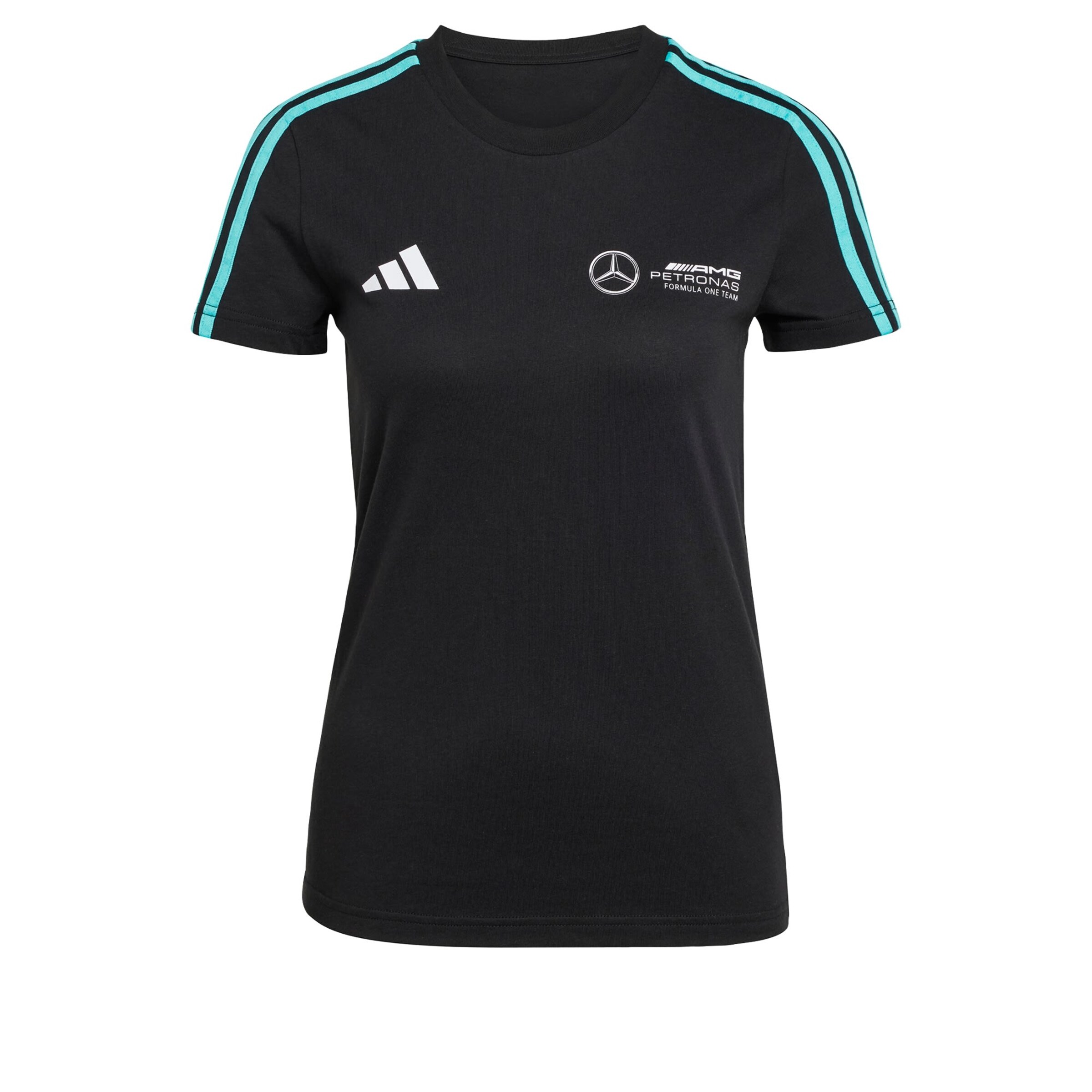 ADIDAS PERFORMANCE Performance shirt 'Mercedes - AMG Petronas Formula One Team DNA' in Black: front