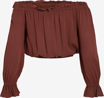 VILA Blouse 'Sunny' in Bruin