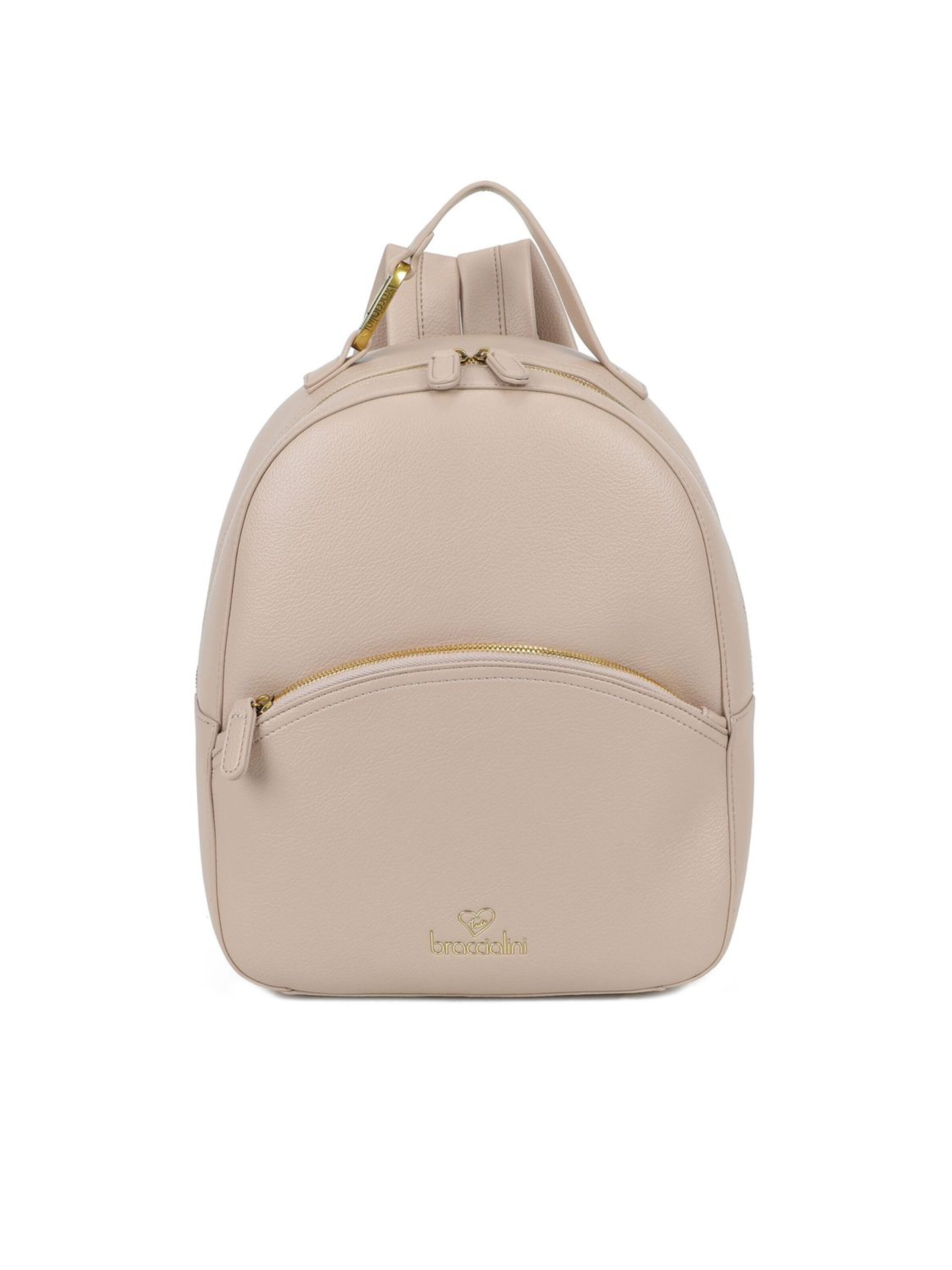 Zaino 'Amy' di Braccialini in beige: frontale