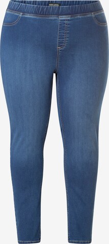 BASE LEVEL CURVY Jeggings 'Tessa' in Blue: front