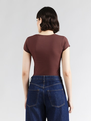 ABOUT YOU Shirt body 'Ellinor' in Beige