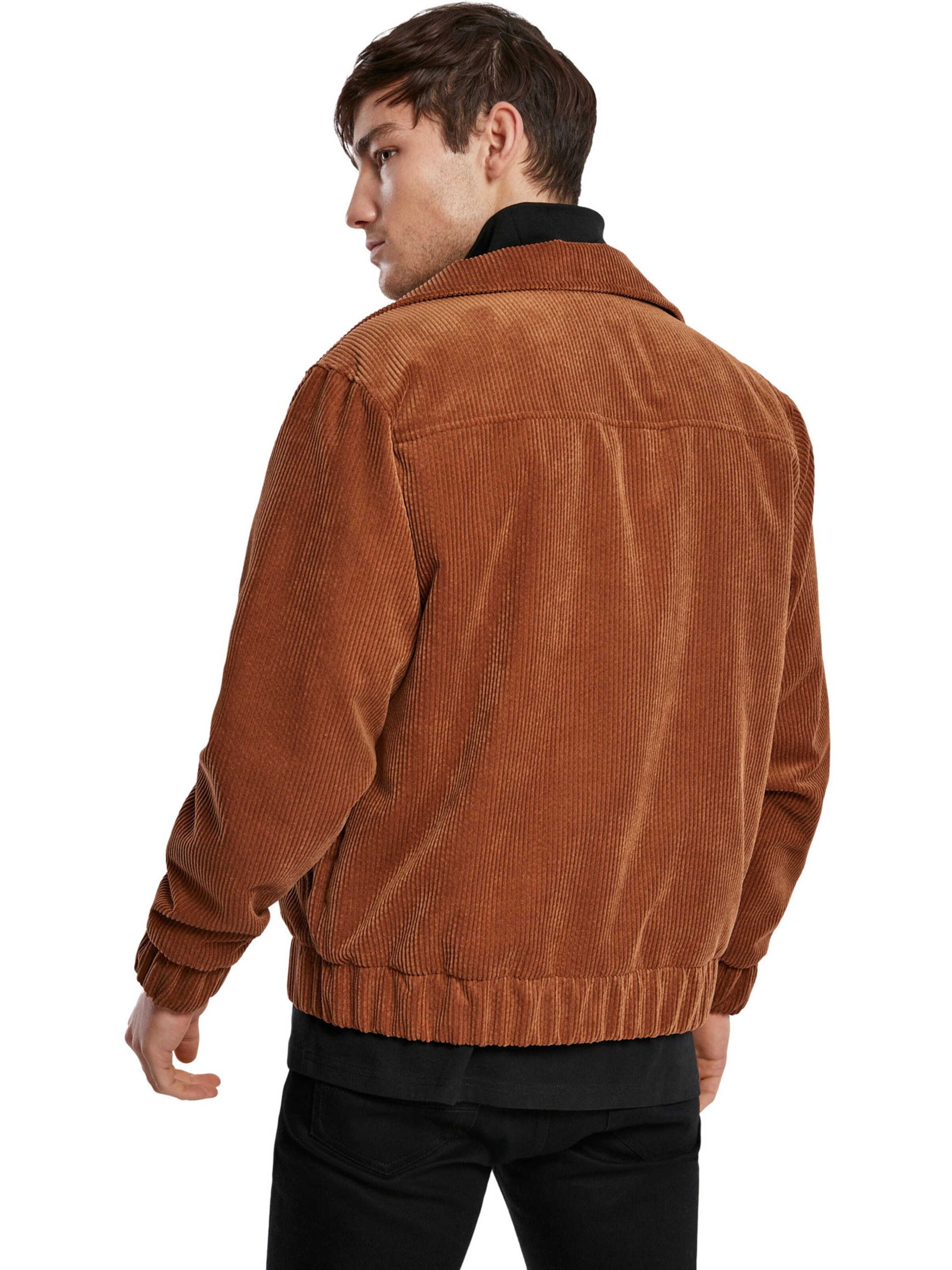 Urban Classics - Chaqueta de entretiempo en marrón