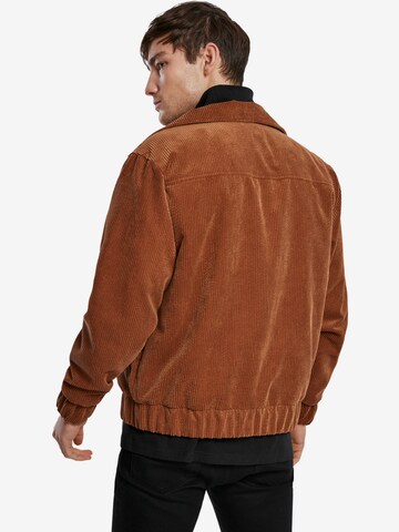 Urban Classics Between-Season Jacket in Brown