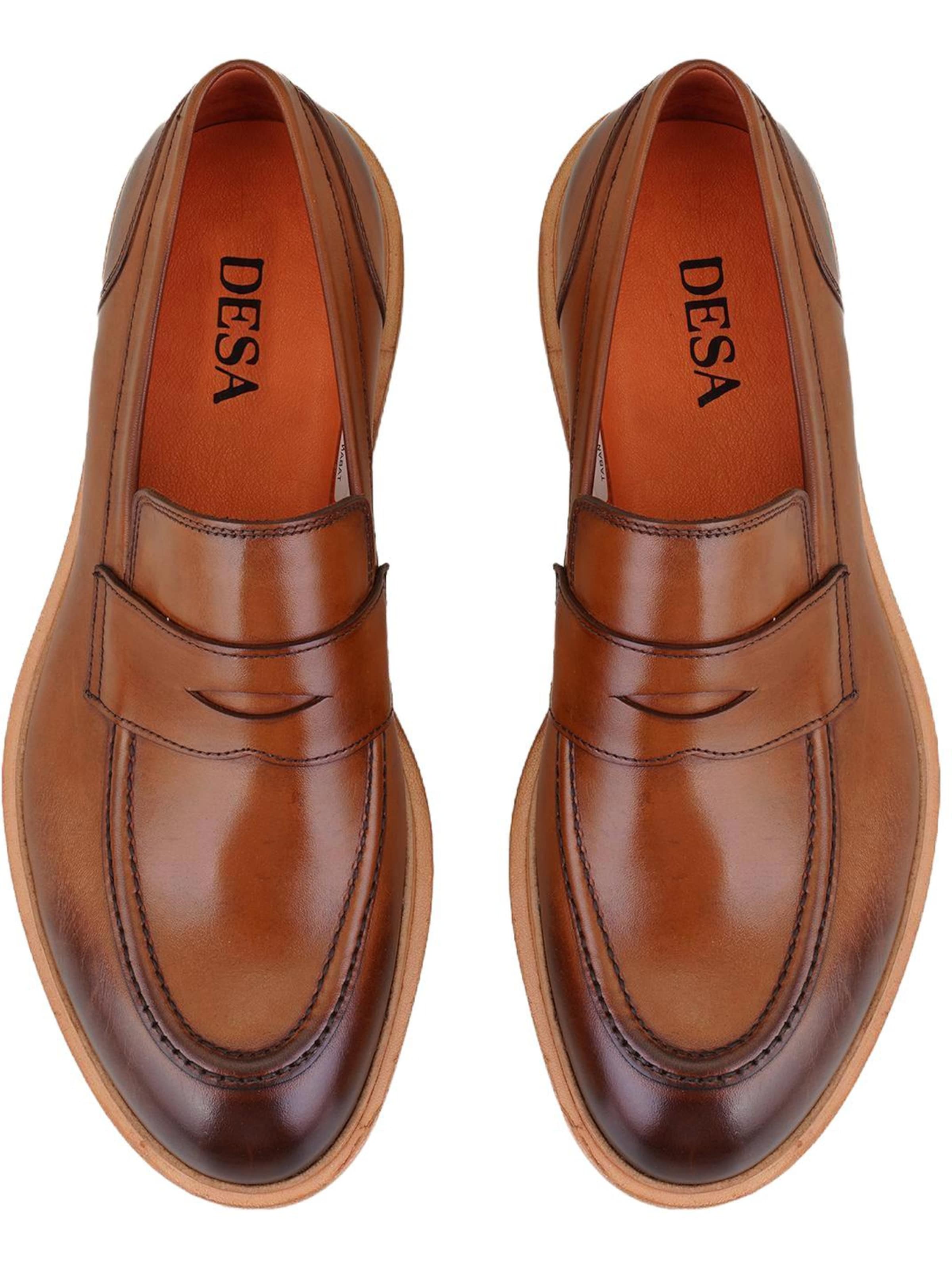 Desa Moccasin 'Slip-Ons' in Brown