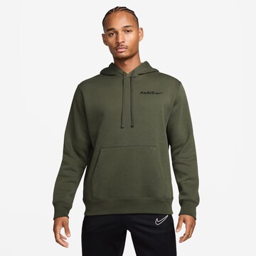 NIKE Sweatshirt 'Paris Saint Germain' in Green: front