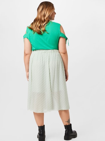 ABOUT YOU Curvy - Falda 'Shelly' en verde