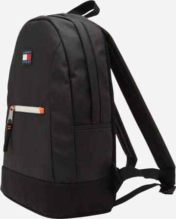 Tommy Jeans - Mochila en negro: frente