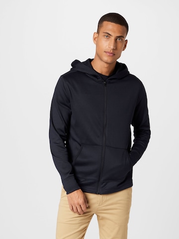 Veste de survêtement HOLLISTER en noir : devant