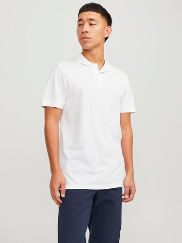 JACK & JONES Shirt 'JJEBasic' in White: front