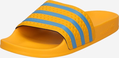 ADIDAS ORIGINALS Plätu 'Adilette' helesinine / kuldkollane, Tootevaade